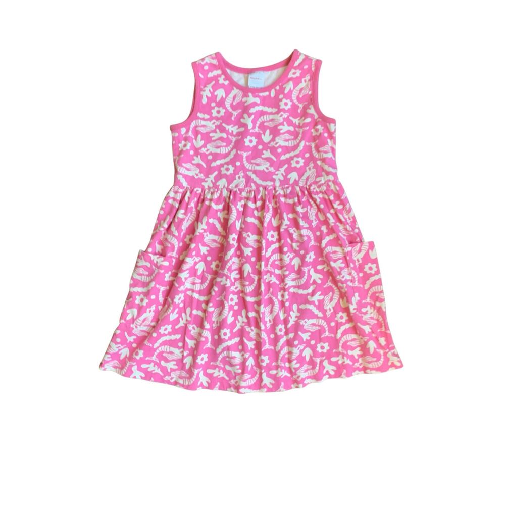 Hanna Andersson Mermaid Print Pocket Sleeveless Dress